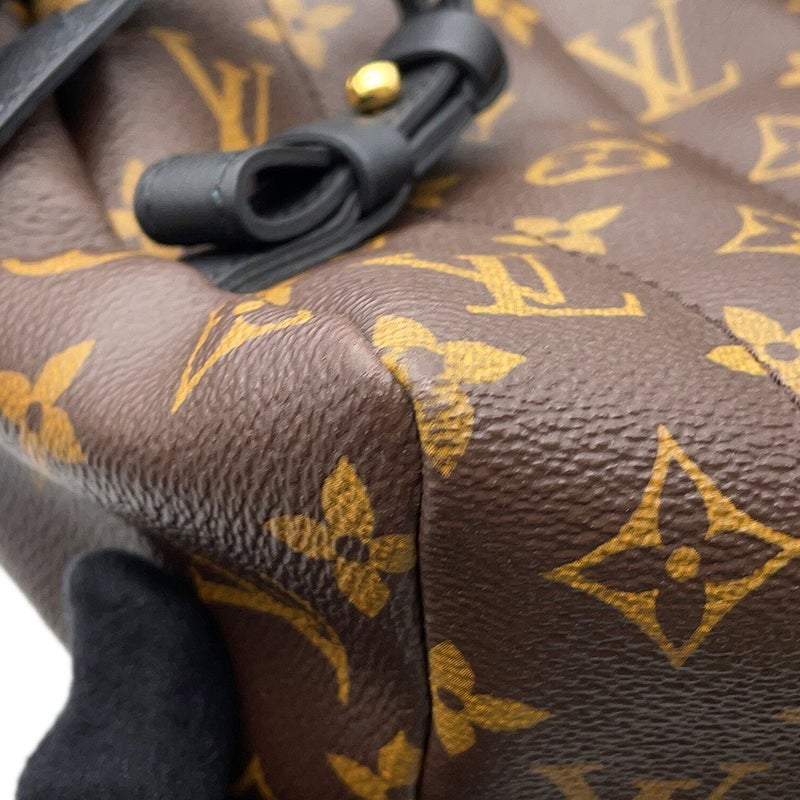 ルイヴィトン リュック モノグラム パームスプリングス バックパックMM M44874 LOUIS VUITTON 黒 ブラック