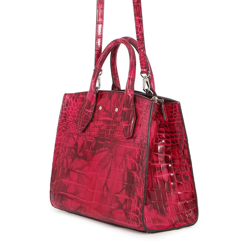 ルイヴィトン ハンドバッグ アリゲーター シティ・スティーマー PM LOUIS VUITTON ヴィトン バッグ 2way ショルダーバッグ