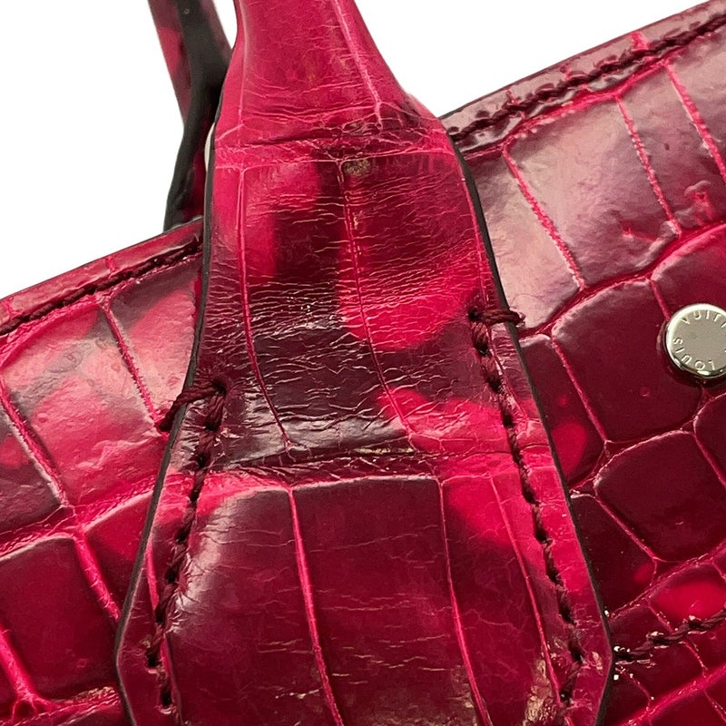 ルイヴィトン ハンドバッグ アリゲーター シティ・スティーマー PM LOUIS VUITTON ヴィトン バッグ 2way ショルダーバッグ