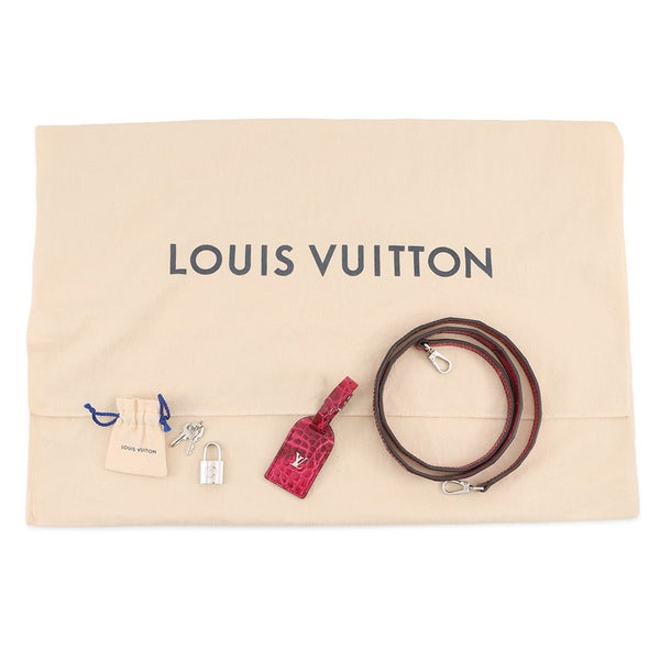 ルイヴィトン ハンドバッグ アリゲーター シティ・スティーマー PM LOUIS VUITTON ヴィトン バッグ 2way ショルダーバッグ