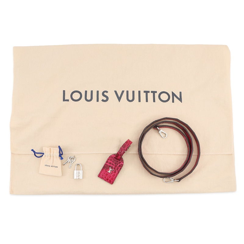 ルイヴィトン ハンドバッグ アリゲーター シティ・スティーマー PM LOUIS VUITTON ヴィトン バッグ 2way ショルダーバッグ