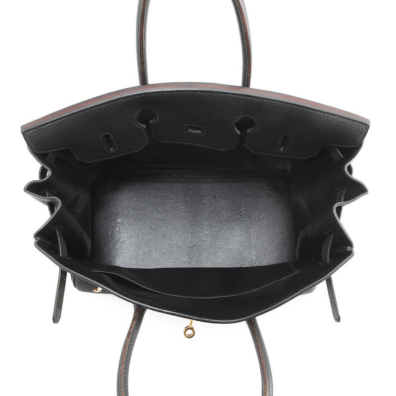 エルメス バーキン35 ブラック/ゴールド金具 トゴ □F刻印 HERMES Birkin ハンドバッグ 黒