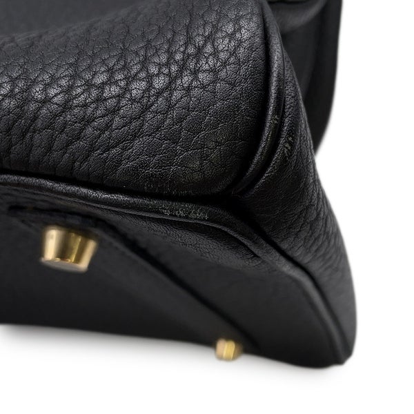 エルメス バーキン35 ブラック/ゴールド金具 トゴ □F刻印 HERMES Birkin ハンドバッグ 黒