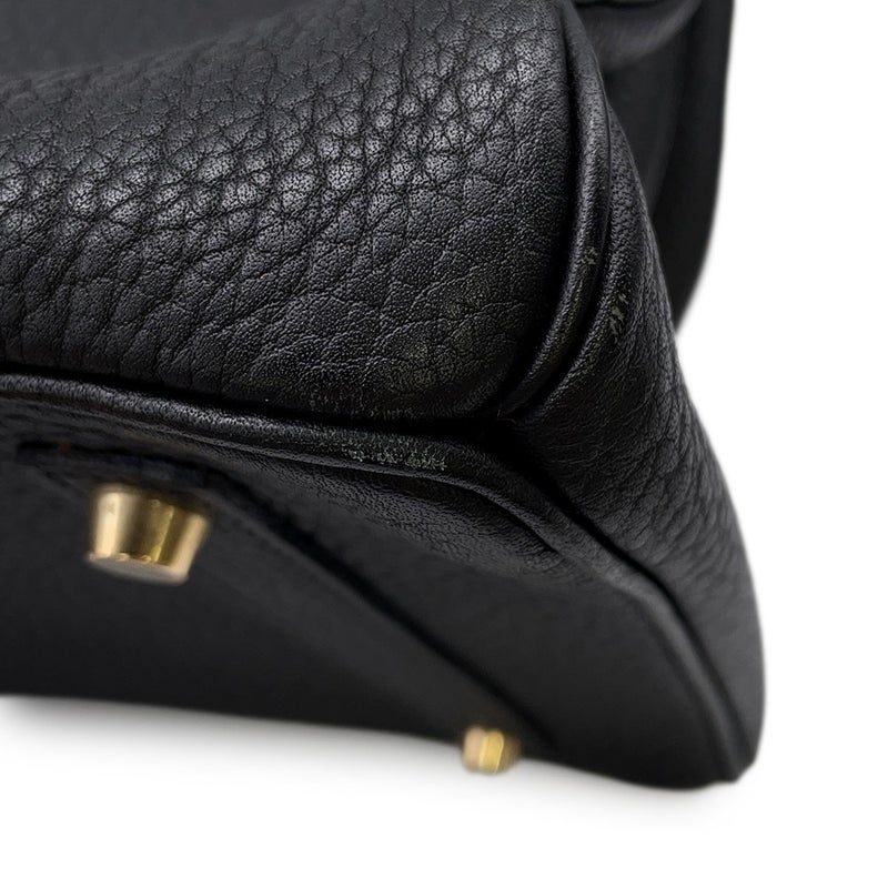 エルメス バーキン35 ブラック/ゴールド金具 トゴ □F刻印 HERMES Birkin ハンドバッグ 黒