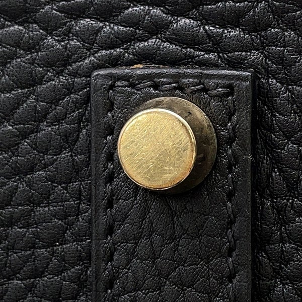 エルメス バーキン35 ブラック/ゴールド金具 トゴ □F刻印 HERMES Birkin ハンドバッグ 黒