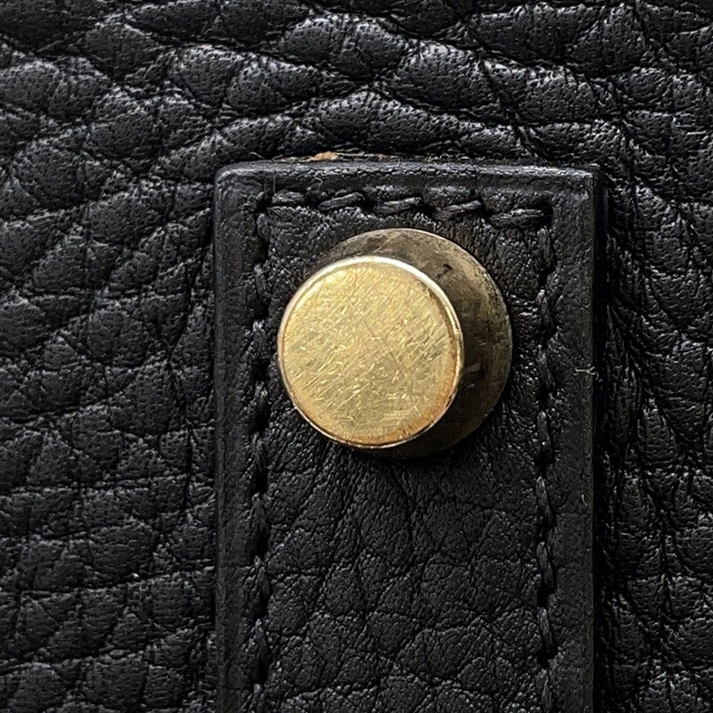 エルメス バーキン35 ブラック/ゴールド金具 トゴ □F刻印 HERMES Birkin ハンドバッグ 黒