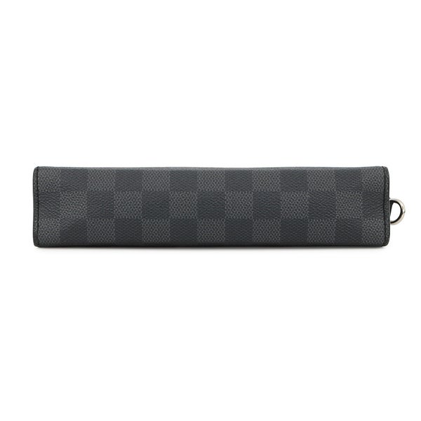 ルイヴィトン ショルダーバッグ ダミエ・グラフィット ガストン・ウェラブルウォレット N64608 LOUIS VUITTON 黒 ブラック