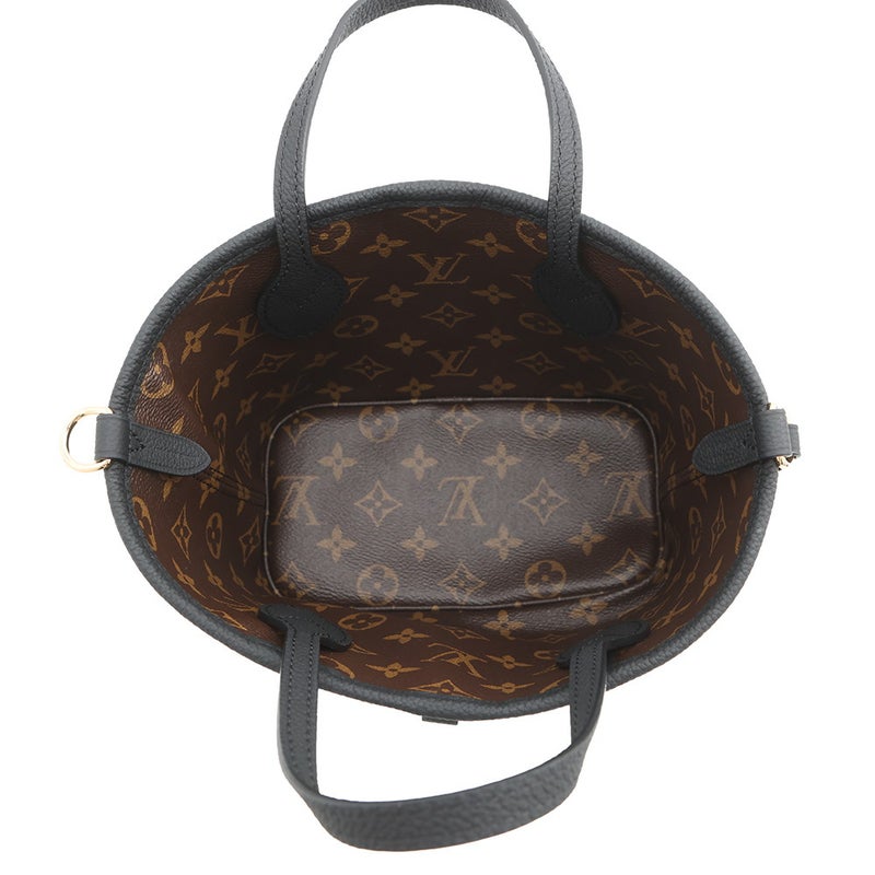 ルイヴィトン トートバッグ モノグラム ネヴァーフル・インサイドアウトBB M12099 2way 黒 ブラック リバーシブル