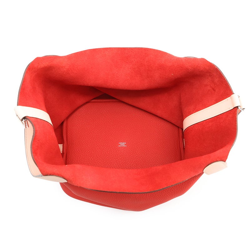 エルメス ピコタンロックGM エクラ ルージュトマト/ローズエグランタイン/シルバー金具 トリヨンクレマンス/スイフト X刻印