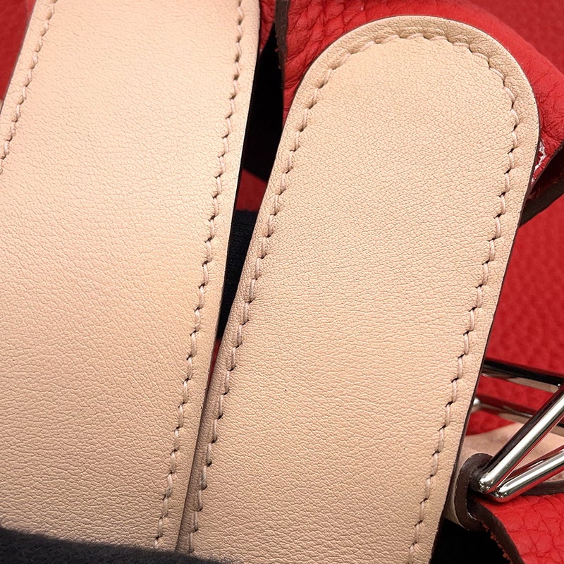 エルメス ピコタンロックGM エクラ ルージュトマト/ローズエグランタイン/シルバー金具 トリヨンクレマンス/スイフト X刻印