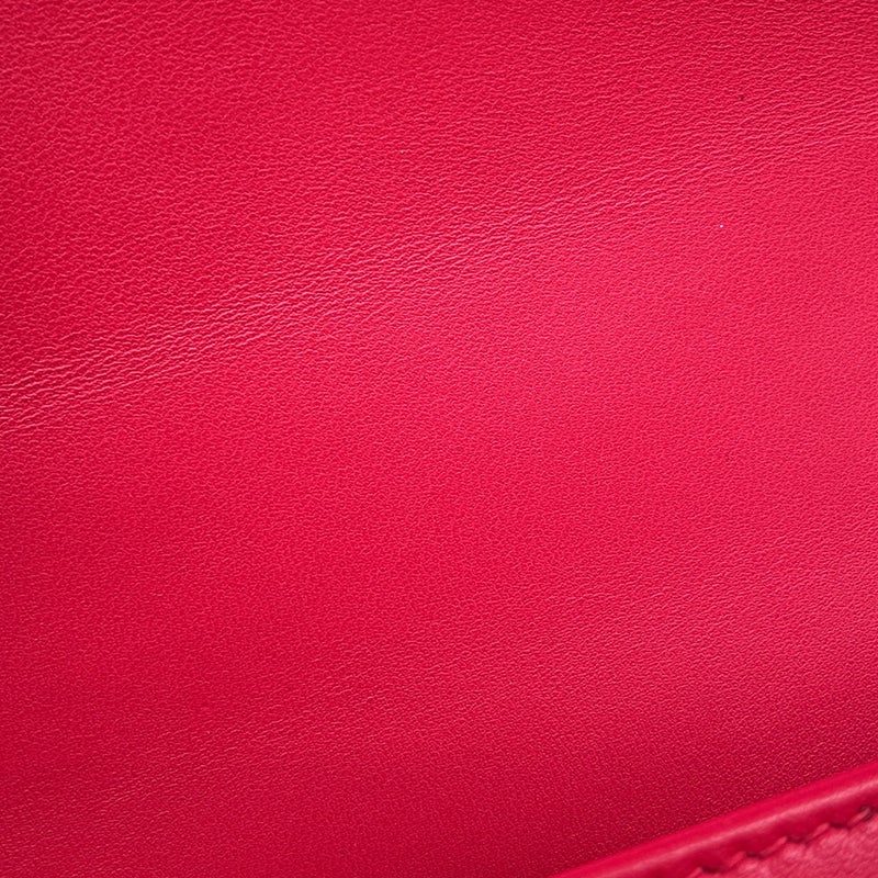 エルメス ミニ コンスタンス3  ローズメキシコ/シルバー金具 リザード Y刻印 HERMES バッグ