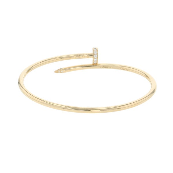 カルティエ ブレスレット ジュスト アン クル スモールモデル SM ダイヤモンド 20P 計0.18ct K18YG サイズ16 B6066116 Cartier