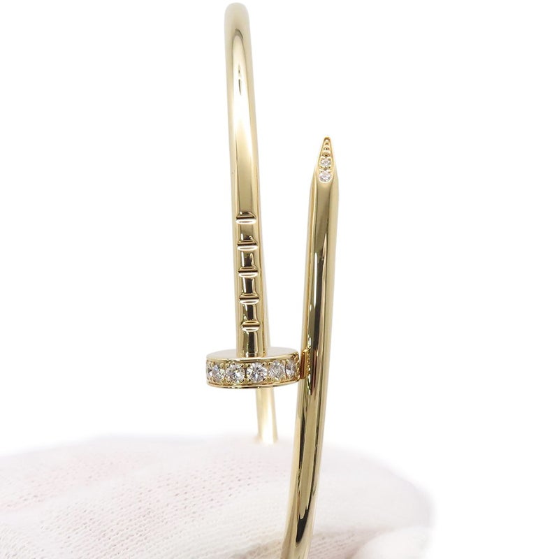 カルティエ ブレスレット ジュスト アン クル スモールモデル SM ダイヤモンド 20P 計0.18ct K18YG サイズ16 B6066116 Cartier