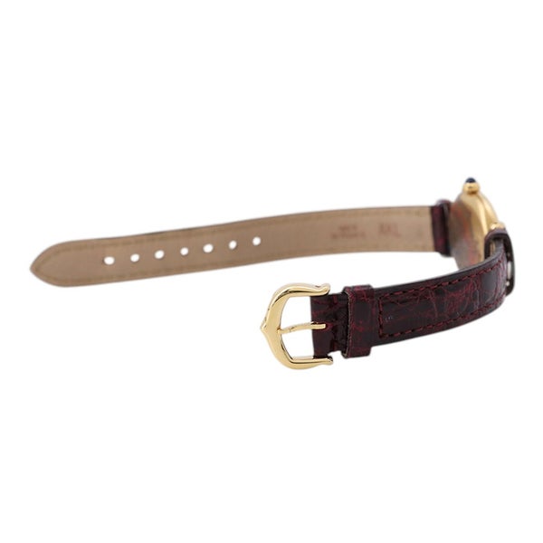 カルティエ マストコリゼ SM ヴェルメイユ W1000653 Cartier 腕時計 アイボリー文字盤