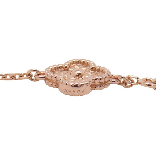 ヴァンクリーフ＆アーペル ブレスレット スウィート アルハンブラ ブレスレット 6モチーフ K18PGピンクゴールド VCARO8DD00