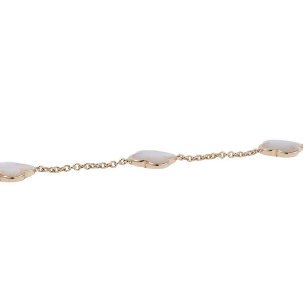 ヴァンクリーフ＆アーペル ブレスレット ピュア アルハンブラ ブレスレット 4モチーフ マザーオブパール K18YG VCARA36300