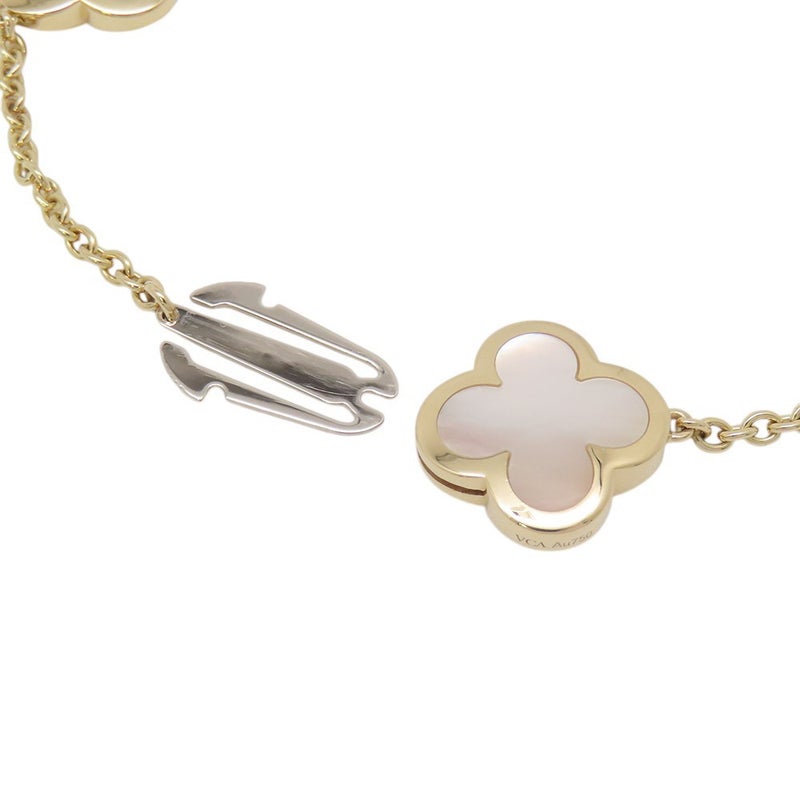 ヴァンクリーフ＆アーペル ブレスレット ピュア アルハンブラ ブレスレット 4モチーフ マザーオブパール K18YG VCARA36300