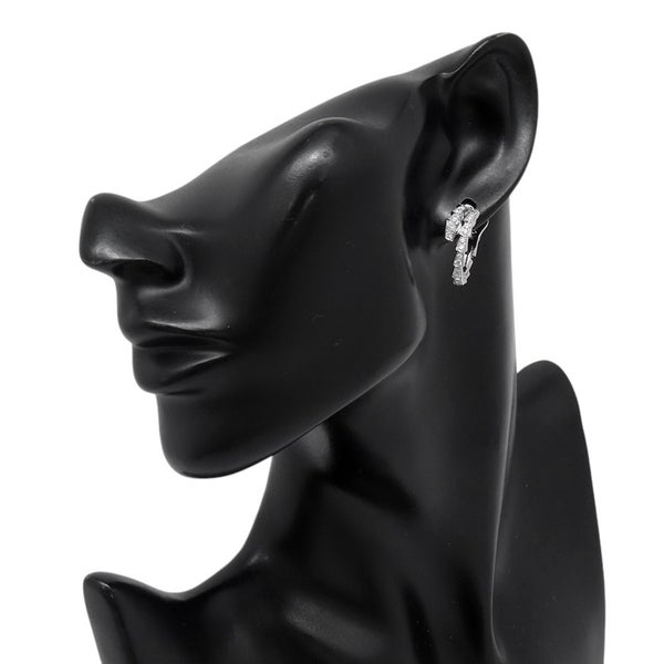 ブルガリ ピアス セルペンティ ヴァイパー イヤリング ダイヤモンド 計0.75ct K18WGホワイトゴールド 358360 BVLGARI