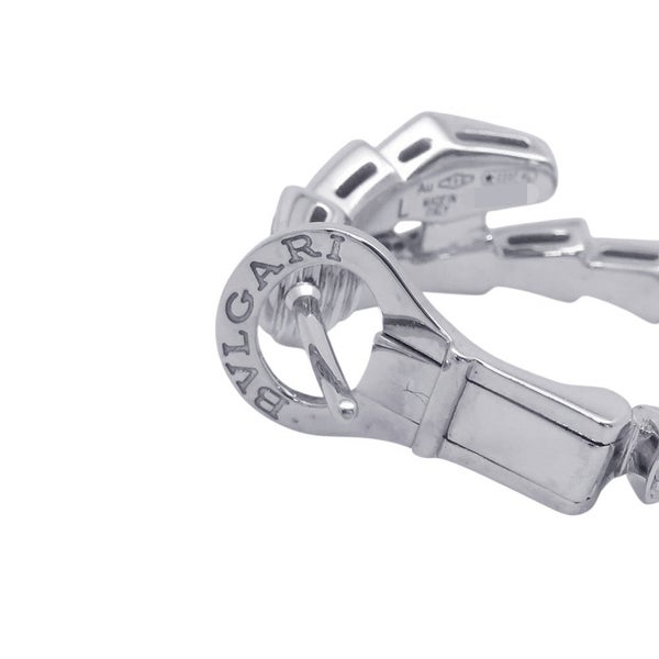 ブルガリ ピアス セルペンティ ヴァイパー イヤリング ダイヤモンド 計0.75ct K18WGホワイトゴールド 358360 BVLGARI