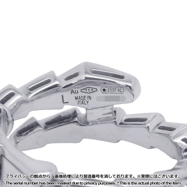 ブルガリ ピアス セルペンティ ヴァイパー イヤリング ダイヤモンド 計0.75ct K18WGホワイトゴールド 358360 BVLGARI