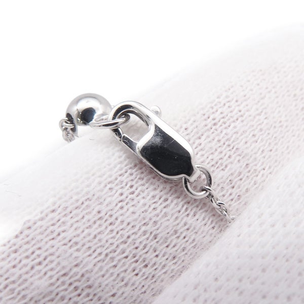 グラフ ネックレス ダブル バタフライ シルエット ダイヤモンド ペンダント ダイヤ 計0.53ct K18WGホワイトゴールド RGP745