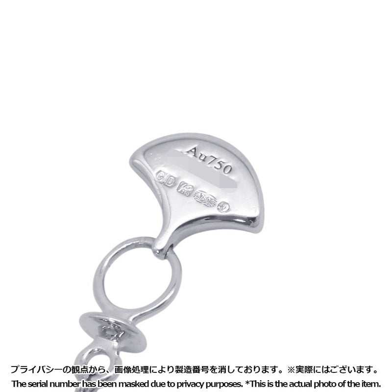 グラフ ネックレス ダブル バタフライ シルエット ダイヤモンド ペンダント ダイヤ 計0.53ct K18WGホワイトゴールド RGP745