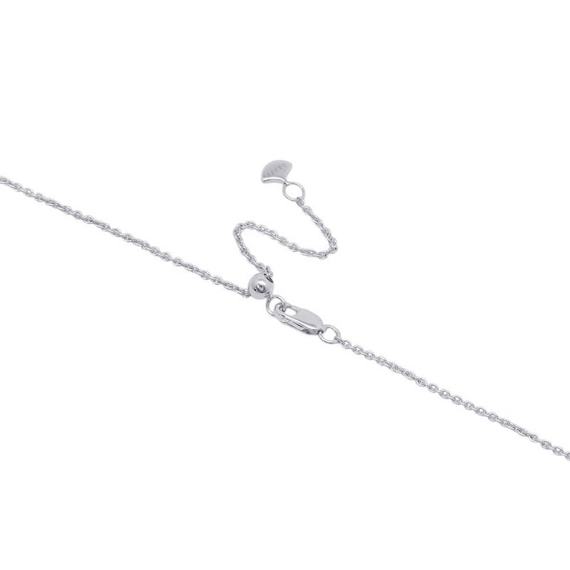 グラフ ネックレス パヴェ バタフライ ダイヤモンド ミニ ペンダント ダイヤ 計約0.55ct K18WGホワイトゴールド RGP550
