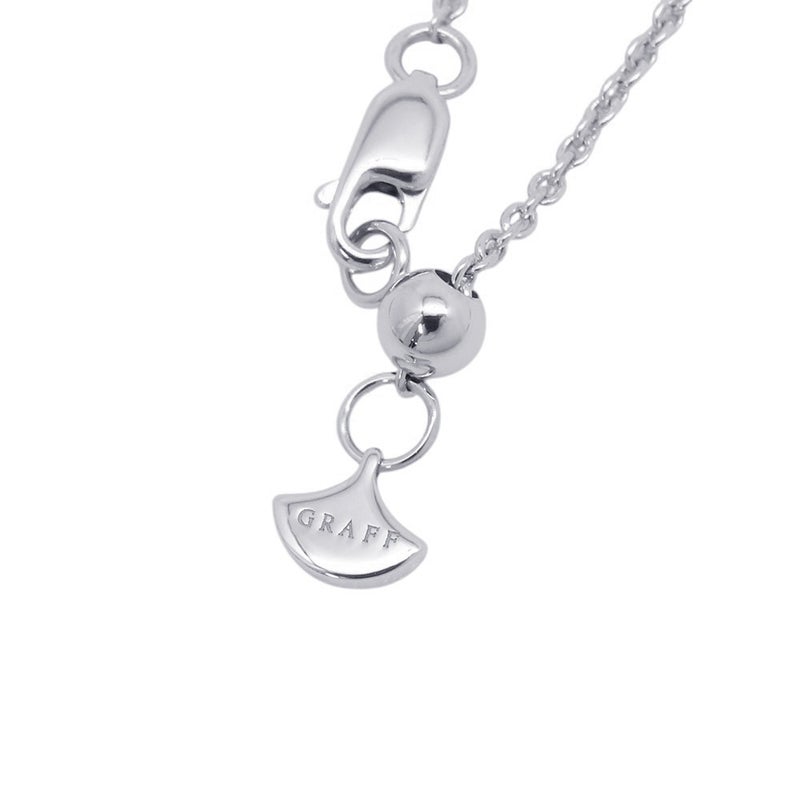 グラフ ネックレス パヴェ バタフライ ダイヤモンド ミニ ペンダント ダイヤ 計約0.55ct K18WGホワイトゴールド RGP550