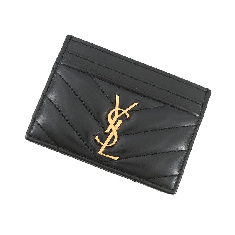 サンローランパリ カードケース カサンドラ マテラッセ ラムスキン 423291 SAINT LAURENT PARIS 黒
