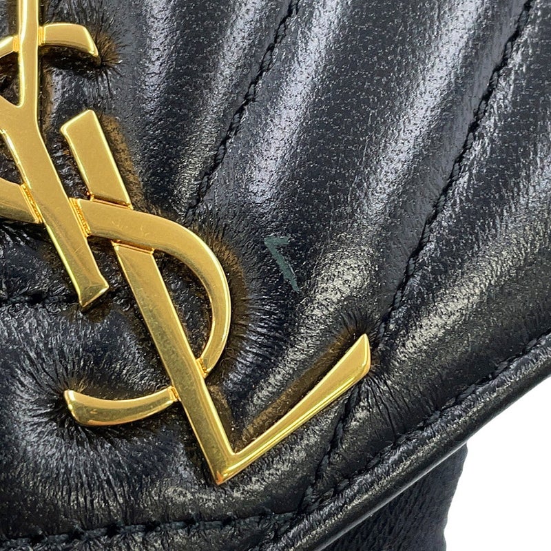 サンローランパリ カードケース カサンドラ マテラッセ ラムスキン 423291 SAINT LAURENT PARIS 黒