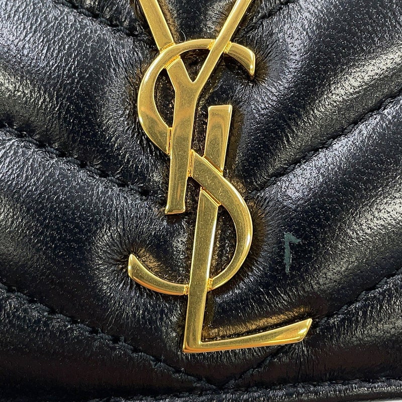 サンローランパリ カードケース カサンドラ マテラッセ ラムスキン 423291 SAINT LAURENT PARIS 黒