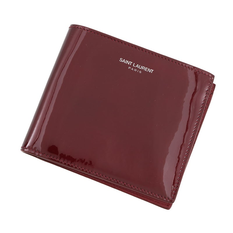 サンローランパリ 二つ折り財布 イースト/ウエスト ウォレット パテントレザー 396307 SAINT LAURENT PARIS