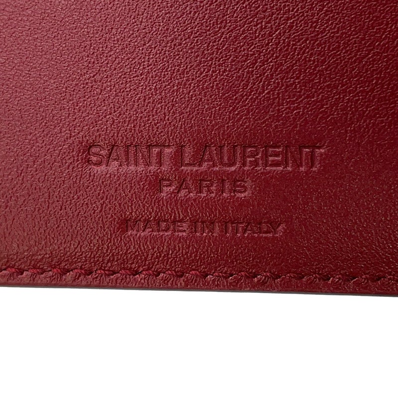 サンローランパリ 二つ折り財布 イースト/ウエスト ウォレット パテントレザー 396307 SAINT LAURENT PARIS