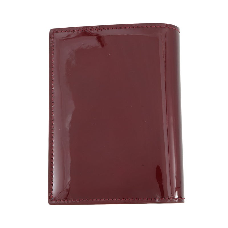 サンローランパリ 二つ折り財布 クレジットカードウォレット パテントレザー 668726 SAINT LAURENT PARIS