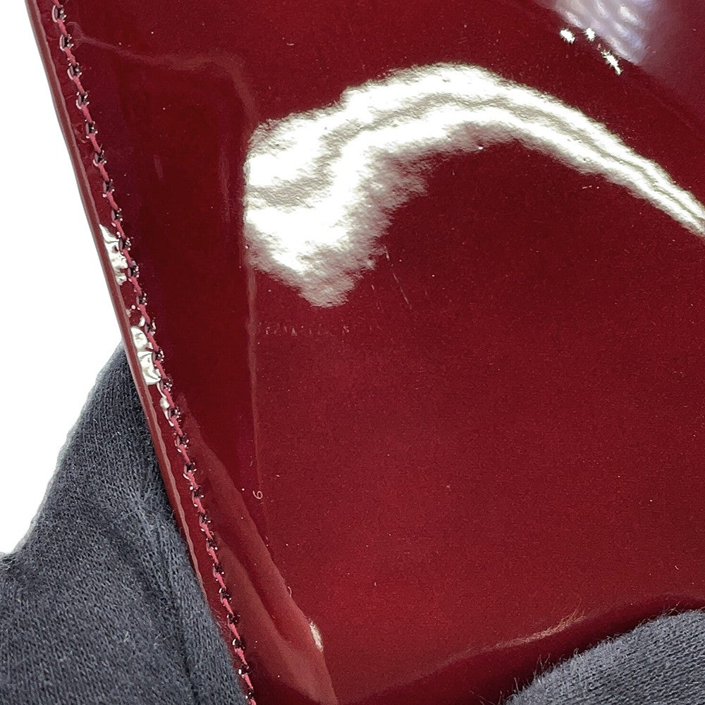 サンローランパリ 二つ折り財布 クレジットカードウォレット パテントレザー 668726 SAINT LAURENT PARIS サンローランパリ 二つ折り財布 クレジットカードウォレット パテント