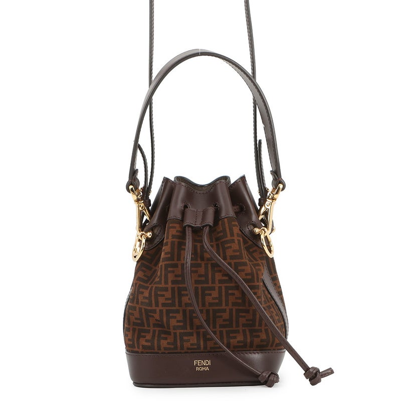 フェンディ ハンドバッグ ズッキーノ モントレゾール ミニ 8BS010 FENDI 2wayショルダーバッグ