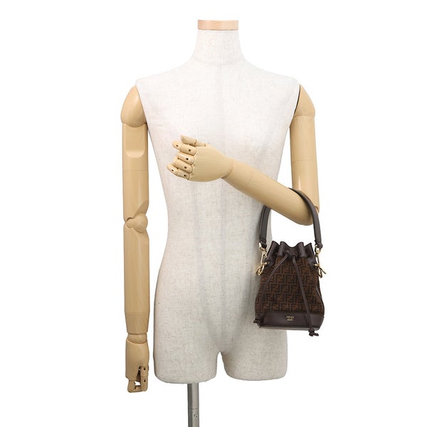 フェンディ ハンドバッグ ズッキーノ モントレゾール ミニ 8BS010 FENDI 2wayショルダーバッグ