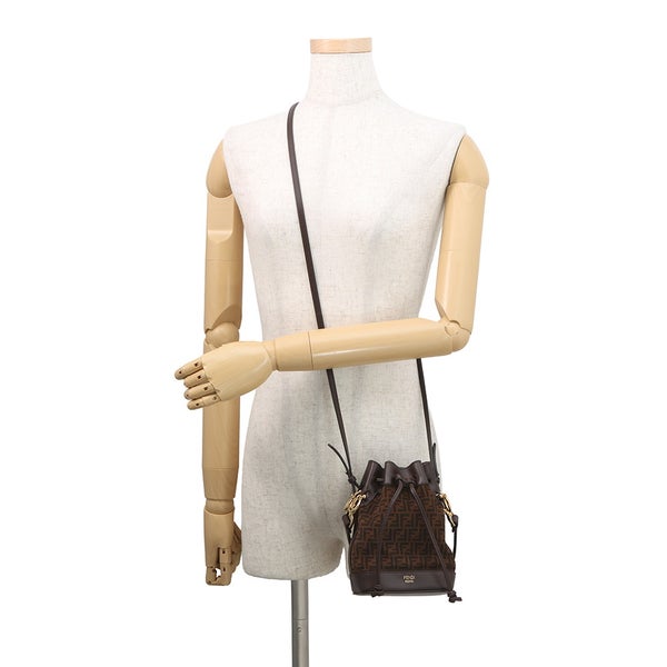 フェンディ ハンドバッグ ズッキーノ モントレゾール ミニ 8BS010 FENDI 2wayショルダーバッグ