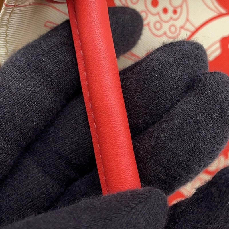 エルメス トートバッグ シルキーシティPM フォーブル・レインボー オランジュ・フィールド/シルバー金具 シルク/スイフト W刻印