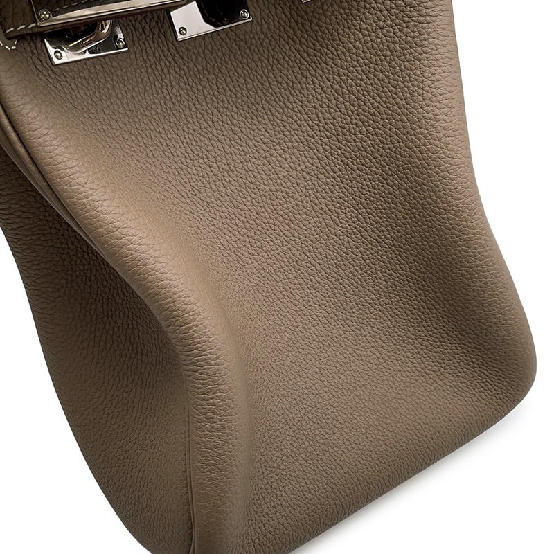 エルメス ボディバッグ ケリー アッカドPM エトゥープ/シルバー金具 トゴ W刻印 メンズ