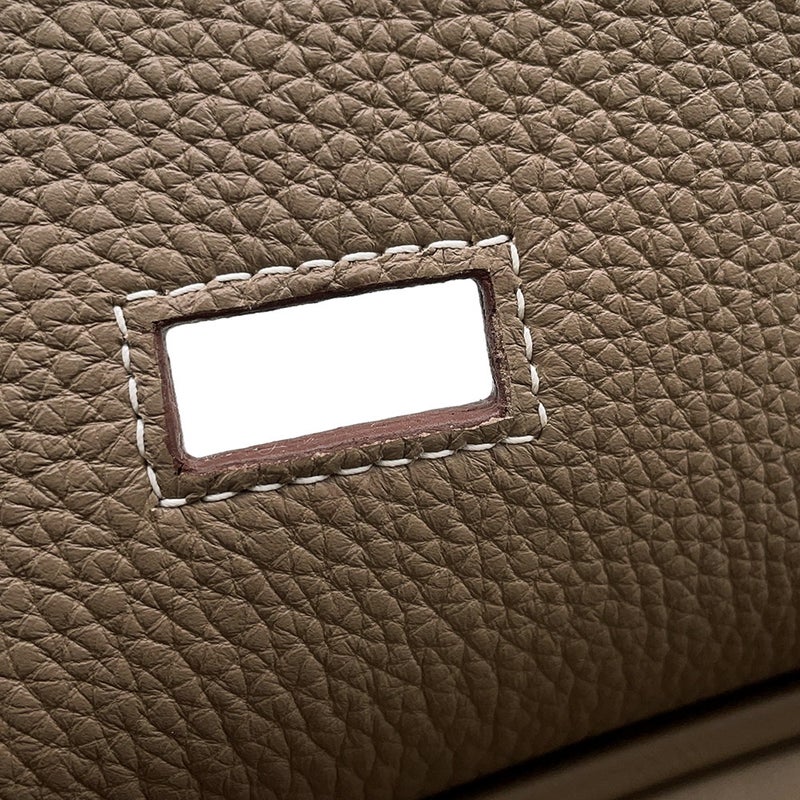 エルメス ボディバッグ ケリー アッカドPM エトゥープ/シルバー金具 トゴ W刻印 メンズ