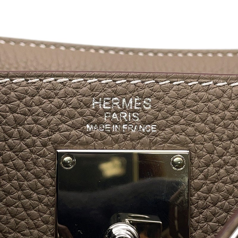 エルメス ボディバッグ ケリー アッカドPM エトゥープ/シルバー金具 トゴ W刻印 メンズ