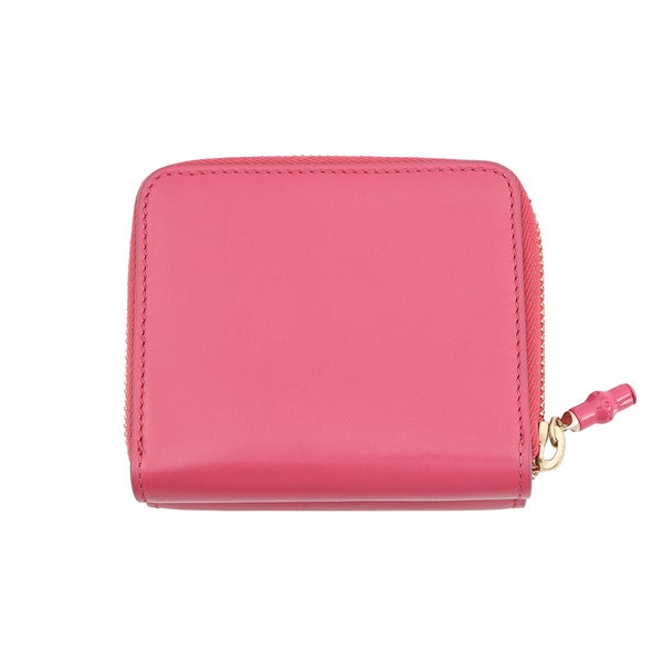 グッチ 二つ折り財布 バンブー スモールウォレット レザー 828171 GUCCI