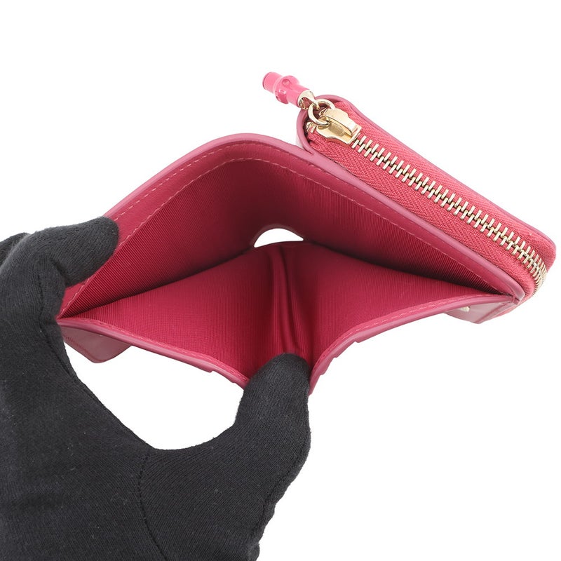 グッチ 二つ折り財布 バンブー スモールウォレット レザー 828171 GUCCI