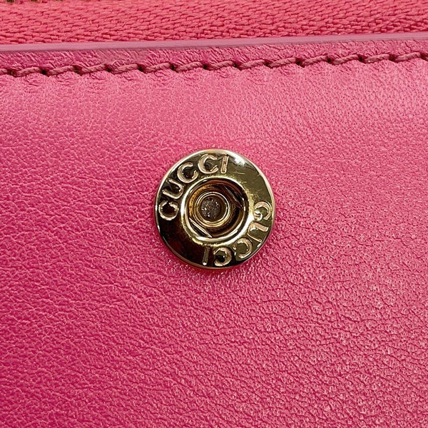 グッチ 二つ折り財布 バンブー スモールウォレット レザー 828171 GUCCI