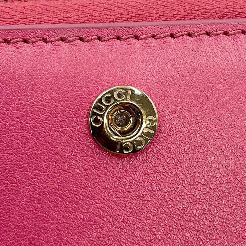 グッチ 二つ折り財布 バンブー スモールウォレット レザー 828171 GUCCI