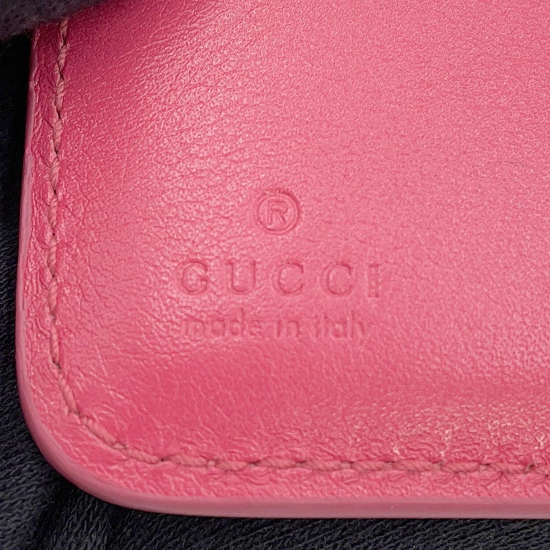 グッチ 二つ折り財布 バンブー スモールウォレット レザー 828171 GUCCI