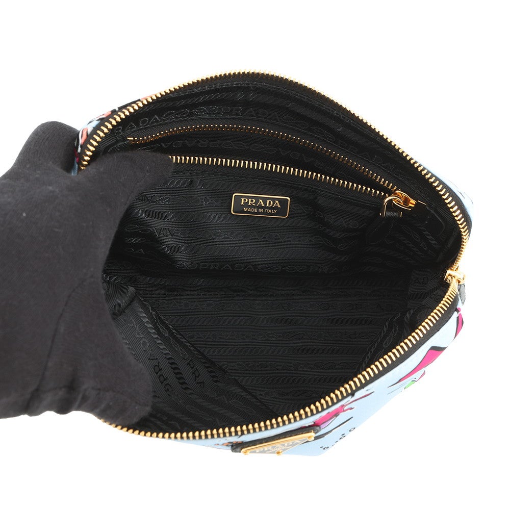 PRADA ポーチ(サーフィンポーチ) プラダ ポーチ Re-Nylon サーフィン柄 ナイロン 1NS693 PRADA 小物入れ
