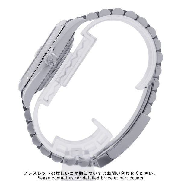 ロレックス デイトジャスト41 SS/K18WG ランダムシリアル ルーレット 126334 ROLEX 腕時計 ミントグリーン文字盤