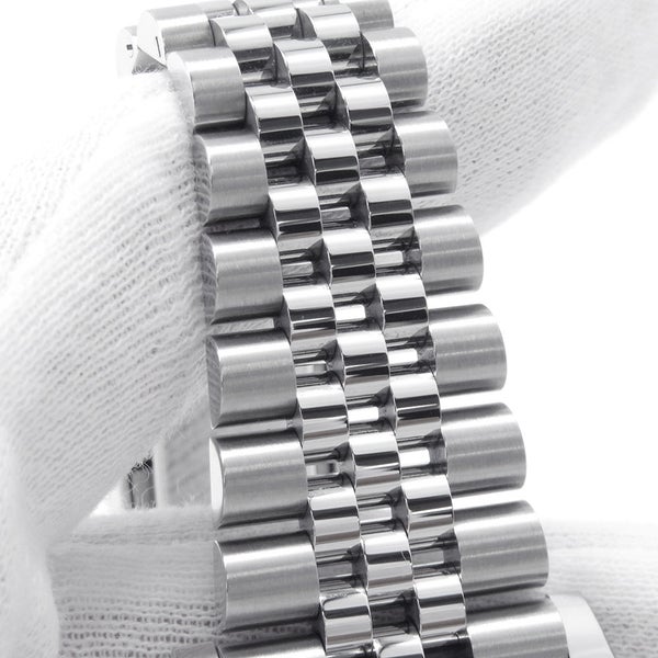 ロレックス デイトジャスト41 SS/K18WG ランダムシリアル ルーレット 126334 ROLEX 腕時計 ミントグリーン文字盤